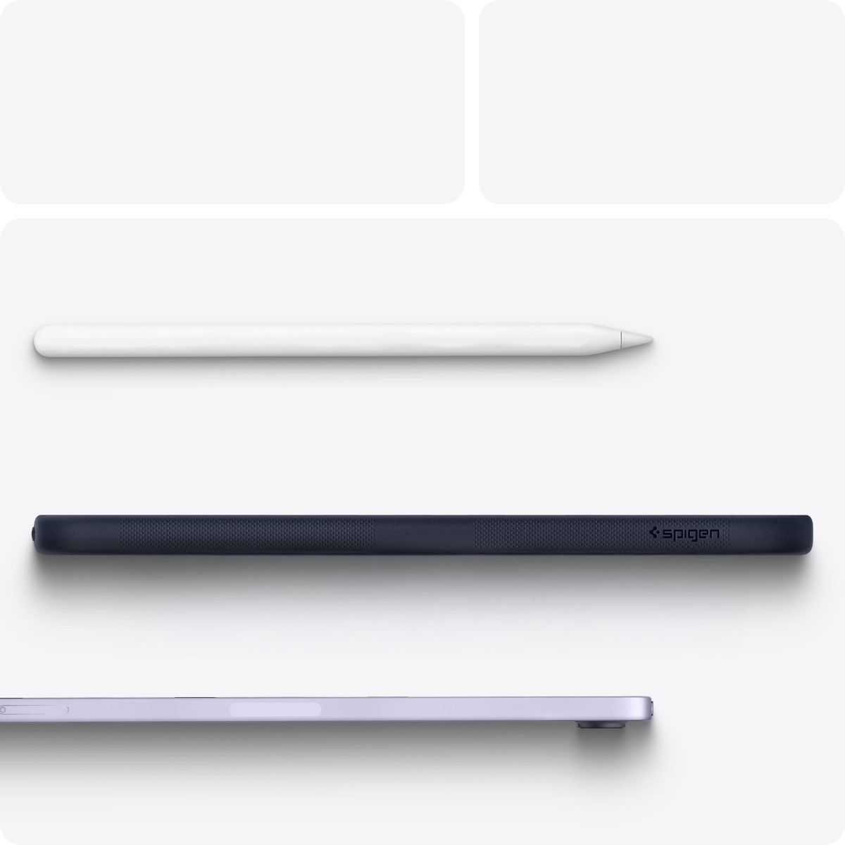 Etui Spigen Nano Pop do iPad Mini 7 gen. 2024 / 6 gen. 2021, granatowo-żółte
